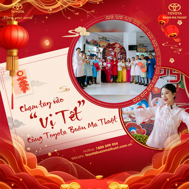 Chạm Tay Vào "Vị Tết" Cùng Toyota Buôn Ma Thuột