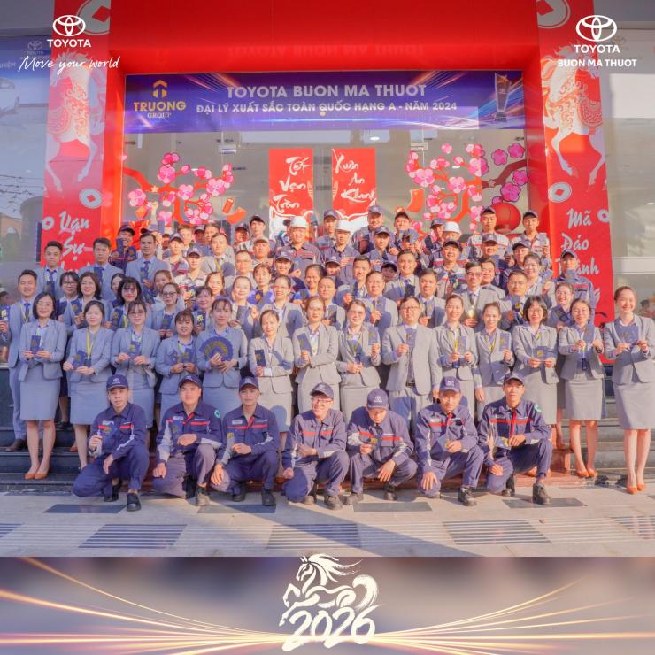 KHAI XUÂN BÍNH NGỌ 2026 – TOYOTA BUÔN MA THUỘT KHỞI ĐẦU NĂM MỚI ĐẦY KHÍ THẾ