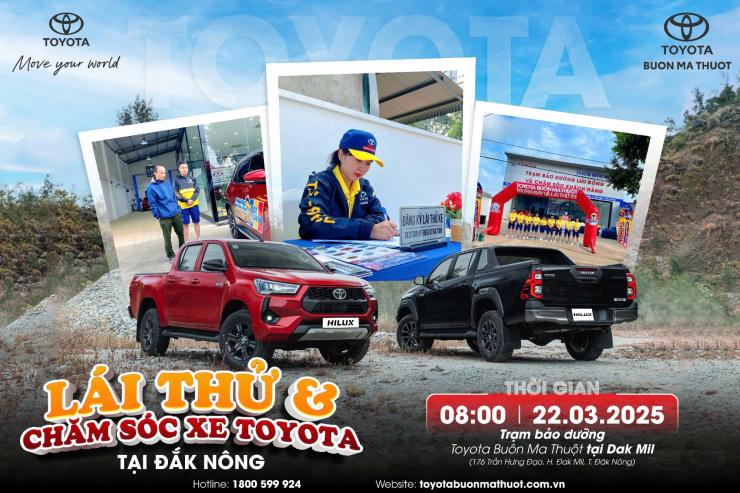 LÁI THỬ, BẢO DƯỠNG LƯU ĐỘNG KẾT HỢP KHÓA HƯỚNG DẪN SỬ DỤNG VÀ CHĂM SÓC XE ĐÚNG CÁCH