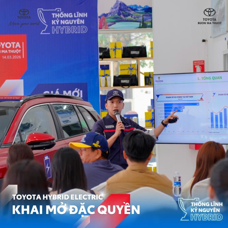 TRẢI NGHIỆM CÔNG NGHỆ HYBRID TẠI TOYOTA BUÔN MA THUỘT