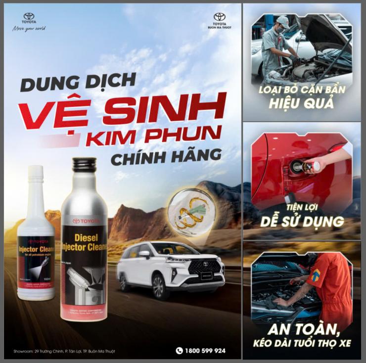VÌ SAO NÊN CHỌN DUNG DỊCH VỆ SINH KIM PHUN CHÍNH HÃNG TOYOTA?