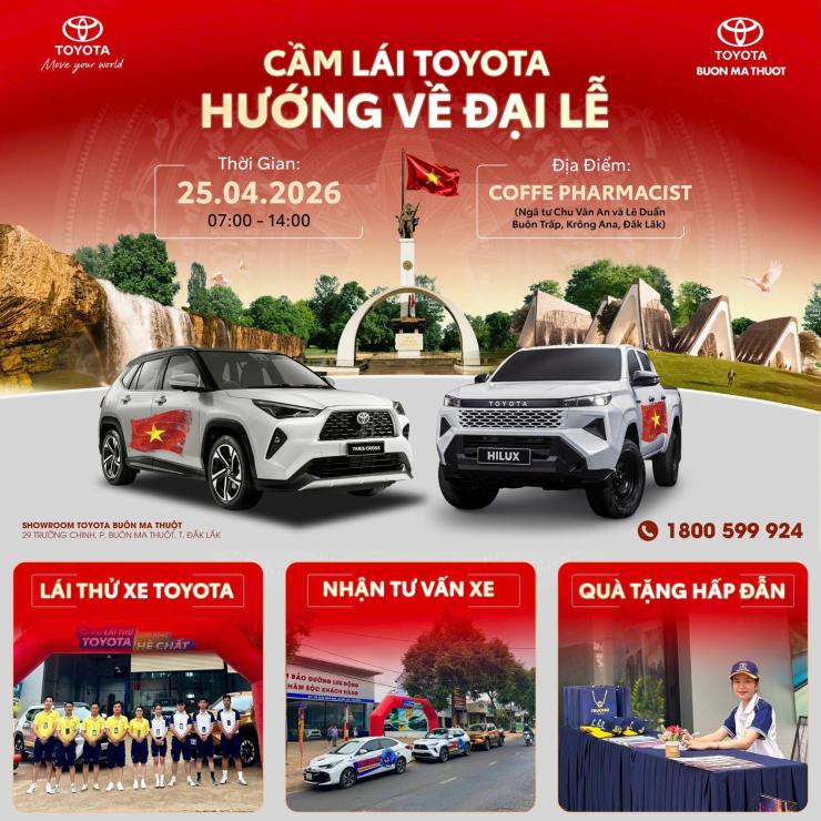 SỰ KIỆN LÁI THỬ TOYOTA TẠI KRÔNG ANA