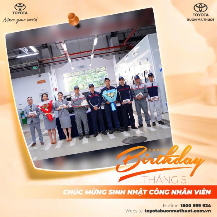 CHÚC MỪNG SINH NHẬT NHÂN VIÊN THÁNG 5 – GẮN KẾT VÀ LAN TỎA YÊU THƯƠNG
