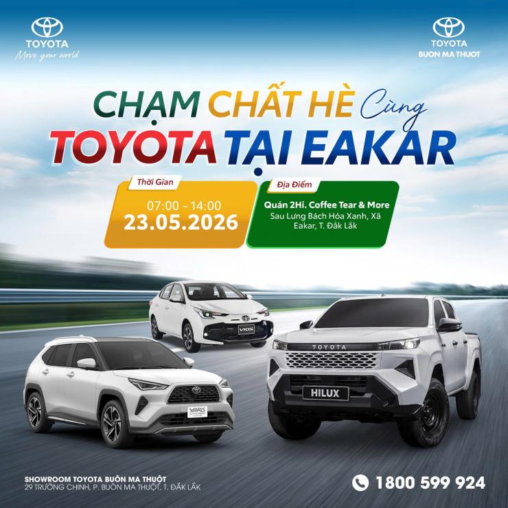 LÁI THỬ TOYOTA TẠI EA KAR CÙNG TOYOTA BUÔN MA THUỘT