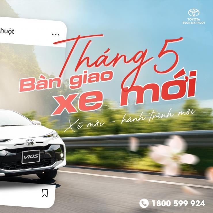 LỄ BÀN GIAO XE TẠI TOYOTA BUÔN MA THUỘT: TRỌN VẸN NIỀM VUI VÀ SỰ TIN TƯỞNG