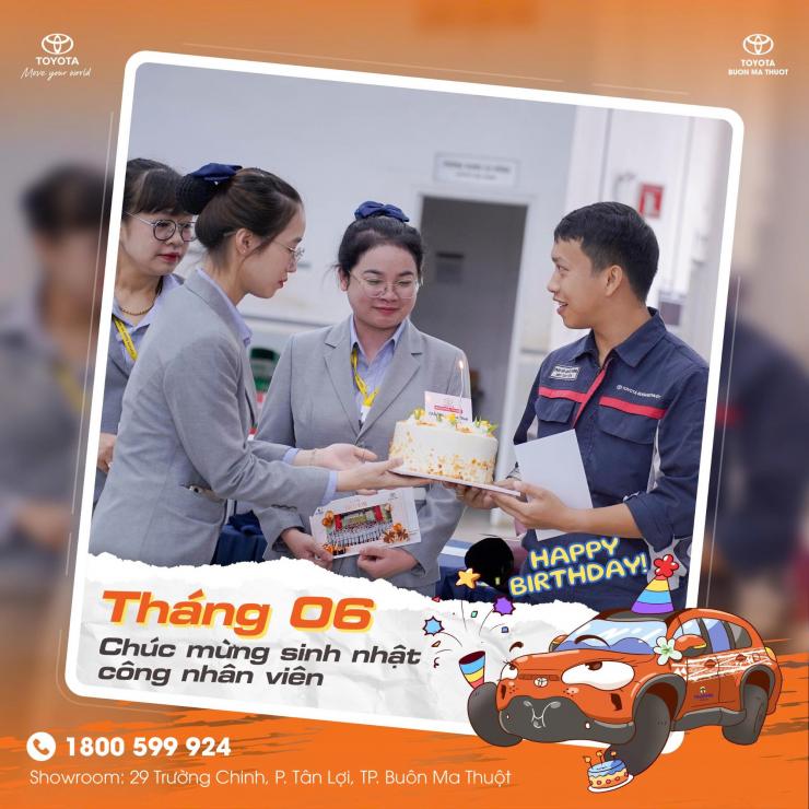CHÚC MỪNG SINH NHẬT NHÂN VIÊN THÁNG 6 – GẮN KẾT TỪ NHỮNG ĐIỀU GIẢN DỊ
