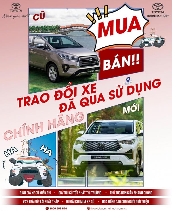XE ĐÃ QUA SỬ DỤNG – MUA NHANH, BÁN GỌN, ĐỔI XE MỚI SIÊU LỢI