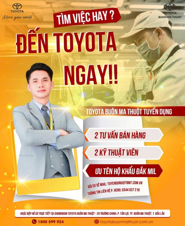 CƠ HỘI NGHỀ NGHIỆP TẠI ĐẮK MIL