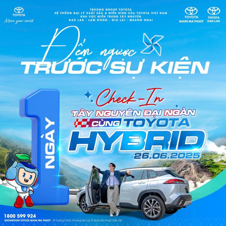CHỈ CÒN 1 NGÀY NỮA – TOYOTA ĐẬM CHẤT ĐẠI NGÀN | SỐNG XANH TÂY NGUYÊN