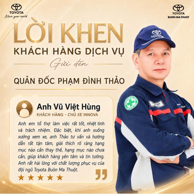 ĐIỀU GÌ TẠO NÊN SỰ HÀI LÒNG KHI SỬ DỤNG DỊCH VỤ TẠI TOYOTA BUÔN MA THUỘT?