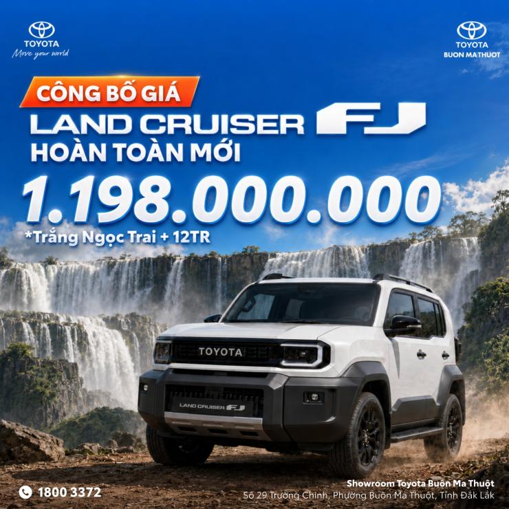 TOYOTA LAND CRUISER FJ HOÀN TOÀN MỚI – ĐẬM CHẤT RIÊNG, ĐA TRẢI NGHIỆM