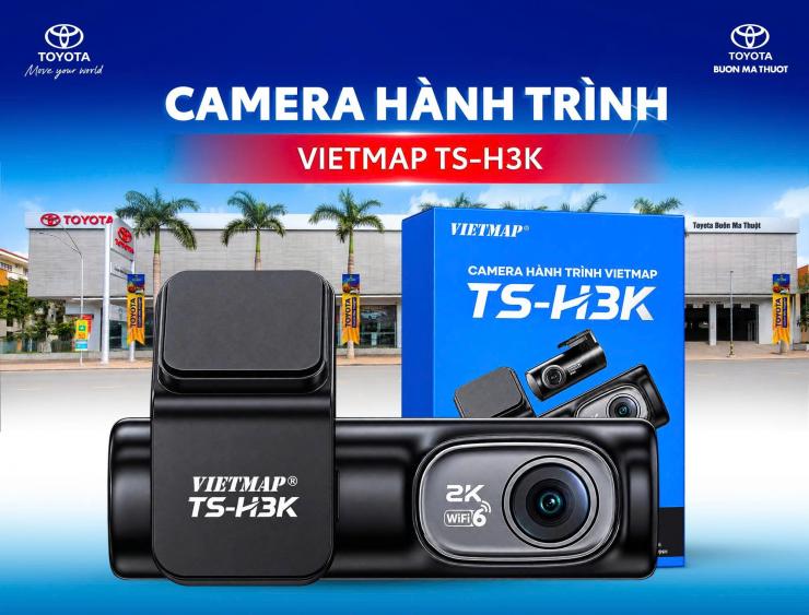 VIETMAP TS-H3K – CAMERA HÀNH TRÌNH 2 KÊNH CHO TRẢI NGHIỆM LÁI XE AN TÂM HƠN – PHÂN PHỐI CHÍNH HÃNG TẠI TOYOTA BUÔN MA THUỘT