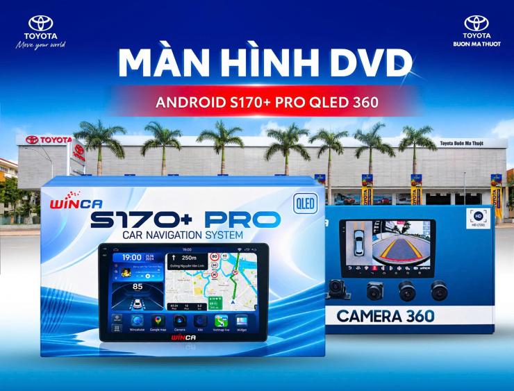WINCA S170+ PRO 360 – MÀN HÌNH ANDROID TÍCH HỢP CAMERA TOÀN CẢNH 360 ĐỘ