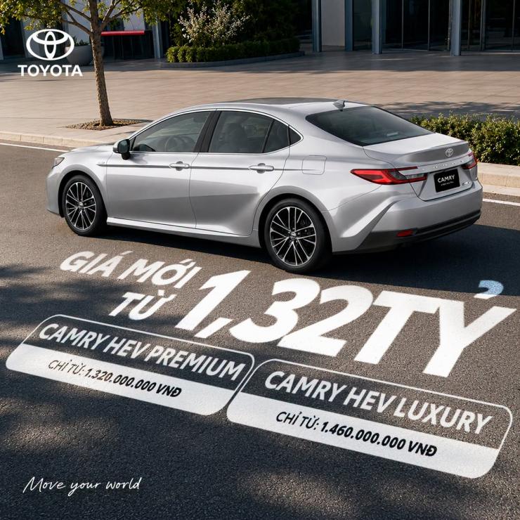 TOYOTA CAMRY HEV CHÍNH THỨC CẬP NHẬT GIÁ BÁN VÀ TÊN PHIÊN BẢN TỪ THÁNG 7/2026