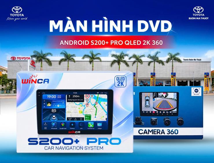 WINCA S200+ PRO QLED 2K 360 – MÀN HÌNH 2K KẾT HỢP CAMERA TOÀN CẢNH