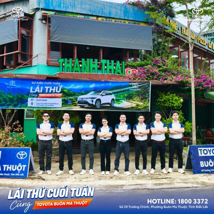 TOYOTA BUÔN MA THUỘT MANG TRẢI NGHIỆM LÁI THỬ XE ĐẾN KRÔNG NÔ