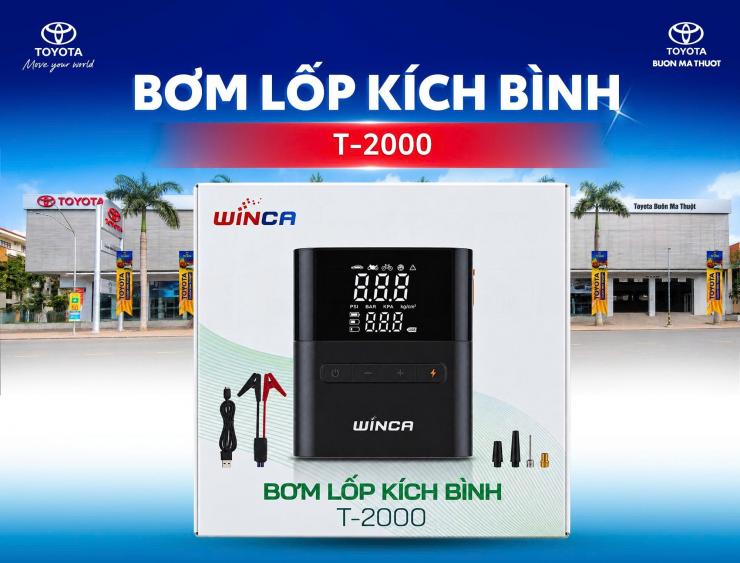 BƠM LỐP KÍCH BÌNH T2000: THIẾT BỊ ĐA NĂNG HỖ TRỢ CHĂM SÓC LỐP XE