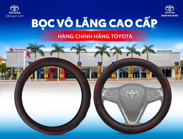 BAO TAY LÁI CAO CẤP TOYOTA: PHỤ KIỆN TIỆN ÍCH CHO TRẢI NGHIỆM LÁI XE