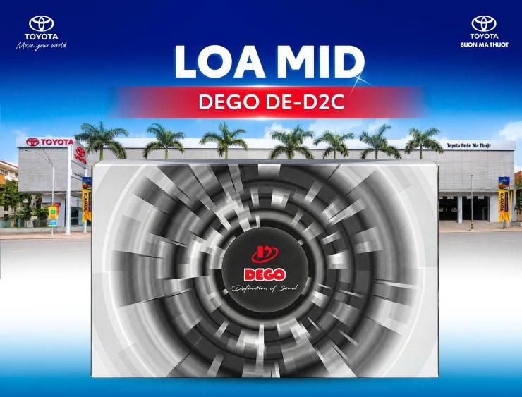 LOA DEGO DE-D2C: GIẢI PHÁP HOÀN THIỆN ÂM THANH TRUNG TÂM TRÊN Ô TÔ