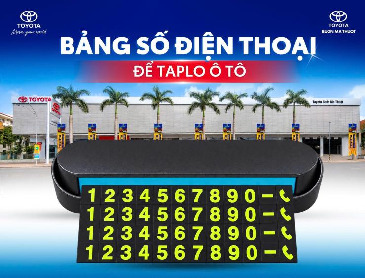 BẢNG SỐ ĐIỆN THOẠI TRÊN Ô TÔ: CHỦ ĐỘNG LIÊN LẠC KHI ĐỖ XE