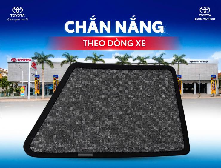 CHẮN NẮNG THEO XE TOYOTA: PHỤ KIỆN TIỆN ÍCH CHO KHÔNG GIAN NỘI THẤT