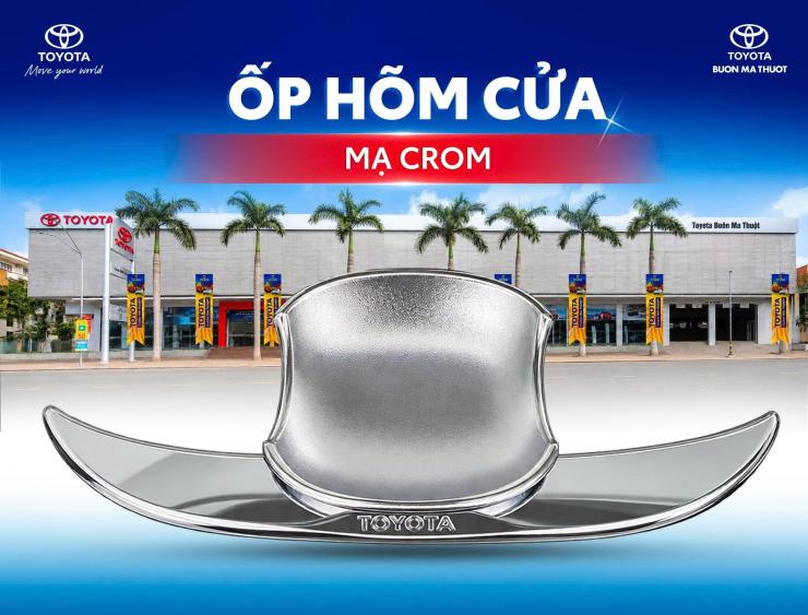 ỐP HÕM CỬA MẠ CROM TOYOTA: PHỤ KIỆN TRANG TRÍ TINH TẾ CHO NGOẠI THẤT XE