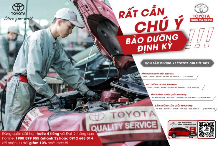 BẢO DƯỠNG ĐỊNH KỲ - RẤT CẦN CHÚ Ý