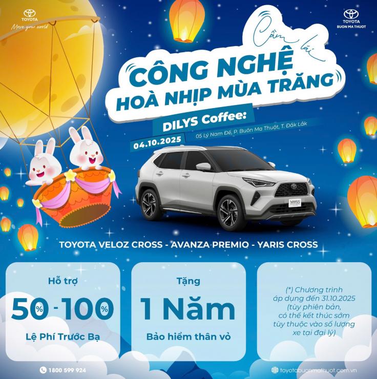 LÁI THỬ BMPV TOYOTA BUÔN MA THUỘT – CẦM LÁI CÔNG NGHỆ, HÒA NHỊP MÙA TRĂNG