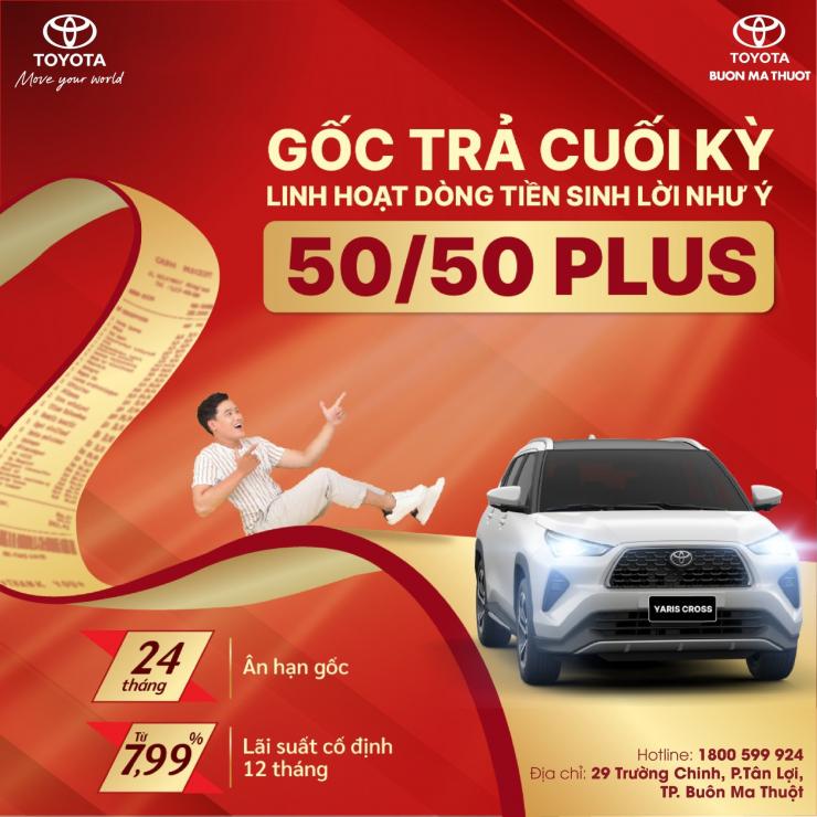 50/50 PLUS - Giải pháp độc bản đến từ Ngân hàng Tài chính Toyota Việt Nam