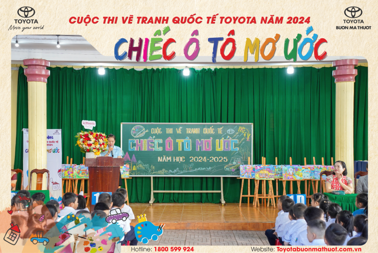 CUỘC THI VẼ TRANH QUỐC TẾ TOYOTA “CHIẾC Ô TÔ MƠ ƯỚC” 2024